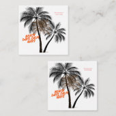 Carte D'accompagnement Palm Tree Motivation Art – Fully Customizable (Devant / Derrière)