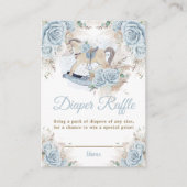 Carte D'accompagnement Pampas Grass Blue Floral Rocse Cheval Diaper (Devant)