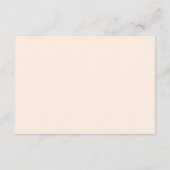 Carte D'accompagnement Pampas Grass Boho Merci bohème bébé (Dos)