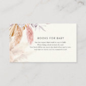 Carte D'accompagnement Pampas Grass Books for Baby shower Encape Card (Devant)