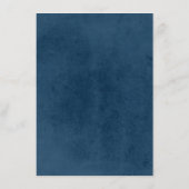 Carte D'accompagnement Pampas Grass Terracotta Navy Blue Détails du Maria (Dos)