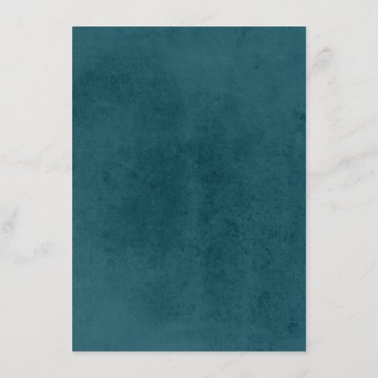 Carte D'accompagnement Pampas Grass Terracotta Turquoise Mariage Détails (Dos)