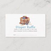 Carte D'accompagnement Pancakes & Pacifiers Blue Boy Diaper Raffle Ticket (Devant)