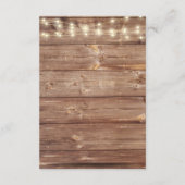 Carte D'accompagnement Panier de citron rustique Baby shower moderne (Dos)