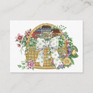 Carte D'accompagnement Panier de cuisine personnel pour entreprise / cart