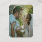 Carte D'accompagnement Panneau de code QR Capturez l'amour minimal (Dos)