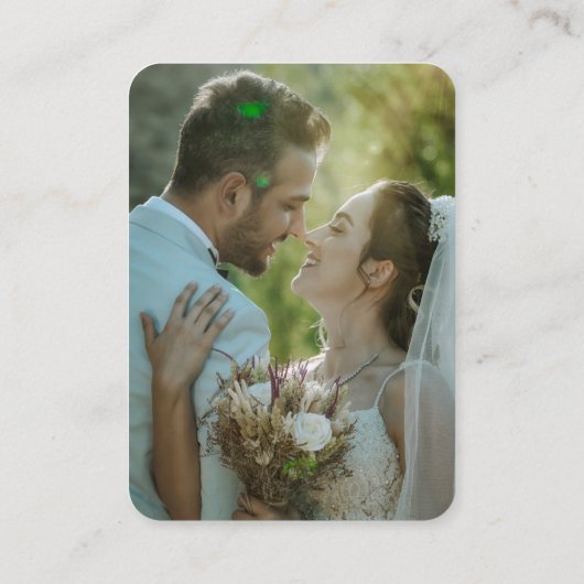 Carte D'accompagnement Panneau de code QR Minimal Capture the Love (Dos)