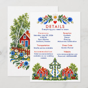 Carte D'accompagnement Paon botanique de mariage Art de l'enveloppe cou