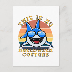 Carte D'accompagnement Papa Requin Soleil Couchant Drôle Épouvantable