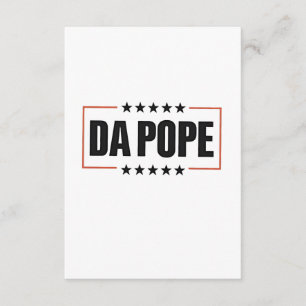 Carte D'accompagnement Pape Léon XIV Église chrétienne Da Pape