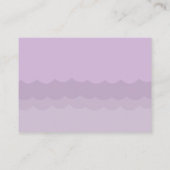 Carte D'accompagnement Papier à rabat de la baleine pourpre enceinte (Dos)