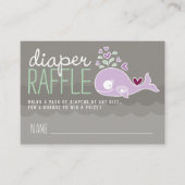 Carte D'accompagnement Papier à rabat de la baleine pourpre enceinte (Devant)