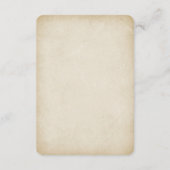 Carte D'accompagnement Papier antique ・ Élégant Mariage moderne (Dos)