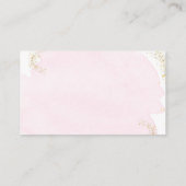 Carte D'accompagnement Papier papillon Raffle Baby shower floral (Dos)