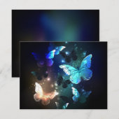 Carte D'accompagnement Papillon de nuit (Devant / Derrière)