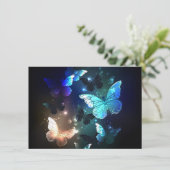 Carte D'accompagnement Papillon de nuit voltigeant (Debout devant)