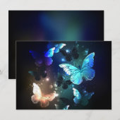 Carte D'accompagnement Papillon de nuit voltigeant (Devant / Derrière)