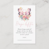 Carte D'accompagnement Papillon Fleurs Baby shower de carafe (Devant)