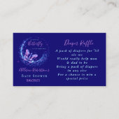 Carte D'accompagnement Papillon pourpre mouche Baby shower Déchets Raffin (Devant)