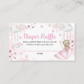 Carte D'accompagnement Parapluie Sprinkle bébé Teddy Bear Diaper Raffle (Devant)