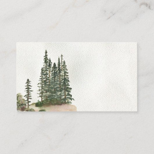 Carte D'accompagnement Parc forestier national Déchets forestiers d'avent (Dos)