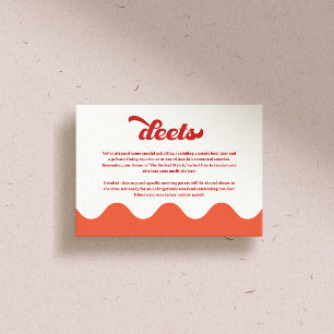 Carte D'accompagnement Parfait Match Bachelorette Party