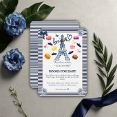 Carte D'accompagnement Paris avec amour pour notre Baby shower de Bebe Do