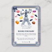 Carte D'accompagnement Paris avec amour pour notre Baby shower de Bebe Do (Devant)
