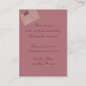 Carte D'accompagnement Paris Mariage (Dos)