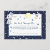 Carte D'accompagnement Partie de douche de taille ventre de maman de l'es (Devant)