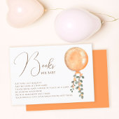 Carte D'accompagnement Parties scintillant d'or moderne ballon orange ame