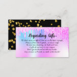 Carte D'accompagnement Parties scintillant Drives Honeymoon Fund mariage<br><div class="desc">Elégante carte de demande de fonds de lune de miel moderne, Les cartes peuvent être utilisés pour la collecte de cadeaux d'argent mariage. Parfait pour joindre avec des invitations à la douche nuptiale ainsi que des invitations à un mariage. La carte concernant les cadeaux de mariage vient dans un très...</div>