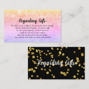 Carte D'accompagnement Parties scintillant magique Lune de miel Wishing p