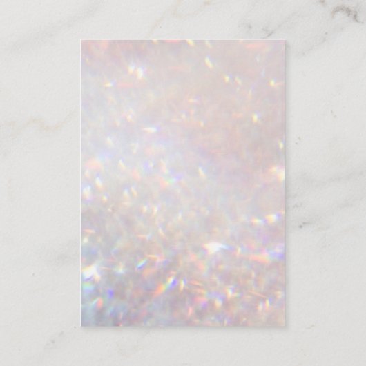 Carte D'accompagnement Parties scintillant moderne Bokeh Sparkle Glam (Dos)