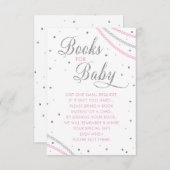 Carte D'accompagnement Parties scintillant & Perles Réserver Pour Baby Ca (Devant / Derrière)