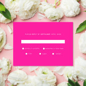 Carte D'accompagnement Parties scintillant roses chaudes Retro Disco Ball