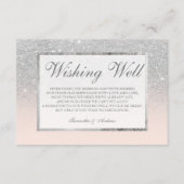 Carte D'accompagnement PARTIES SCINTILLANT SIlver blush ombre désirant bi (Devant)