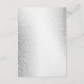 Carte D'accompagnement Party Cake Lavender Floral Élégant mariage (Dos)