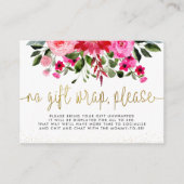 Carte D'accompagnement Pas d'enveloppement cadeau S'il vous plaît Douche  (Devant)