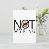 Carte D'accompagnement Pas mon roi (Debout devant)