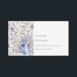 Carte D'accompagnement Pastel Classy Aquarelle Peacock Mariage Website<br><div class="desc">Classy Ornate Watercolor Peacock Collection - c'est une élégante aquarelle Illustration de paon floral pastel aquarelle, avec une touche minimaliste moderne. Idéal pour vos mariage et fêtes de classe moderne. Il est très facile de customiser, avec vos données personnelles. Si vous avez besoin d'un autre produit correspondant ou de la...</div>