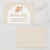 Carte D'accompagnement Pastel Cutie Pie En vichy Fall Livres Pour Bébé (Devant / Derrière)