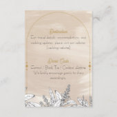 Carte D'accompagnement Pastel Pink Wedding Enclosure Card (Dos)