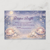 Carte D'accompagnement Pastel Seashell Pearl Diapper Raffle (Devant)