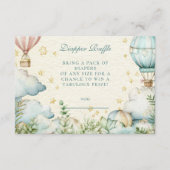 Carte D'accompagnement Pastel Sky Adventure Diapper Raffer (Devant)
