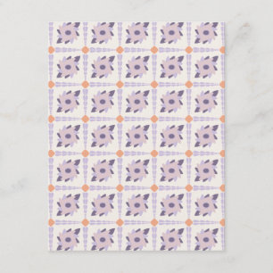 Carte D'accompagnement Pastel violet Carrelage décoratif coloré