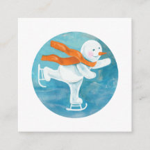 Patinage sur glace Snowman