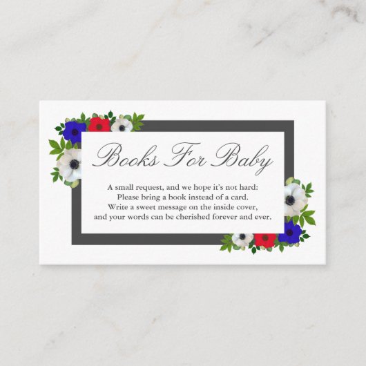 Carte D'accompagnement Patriotic Panda Anemone Livres Pour Baby Card (Devant)