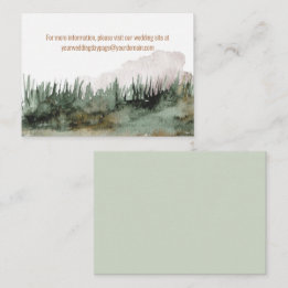 Carte D'accompagnement Paysage de montagne rustique Visitez notre site We