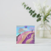 Carte D'accompagnement Paysage des fleurs du printemps (Debout devant)